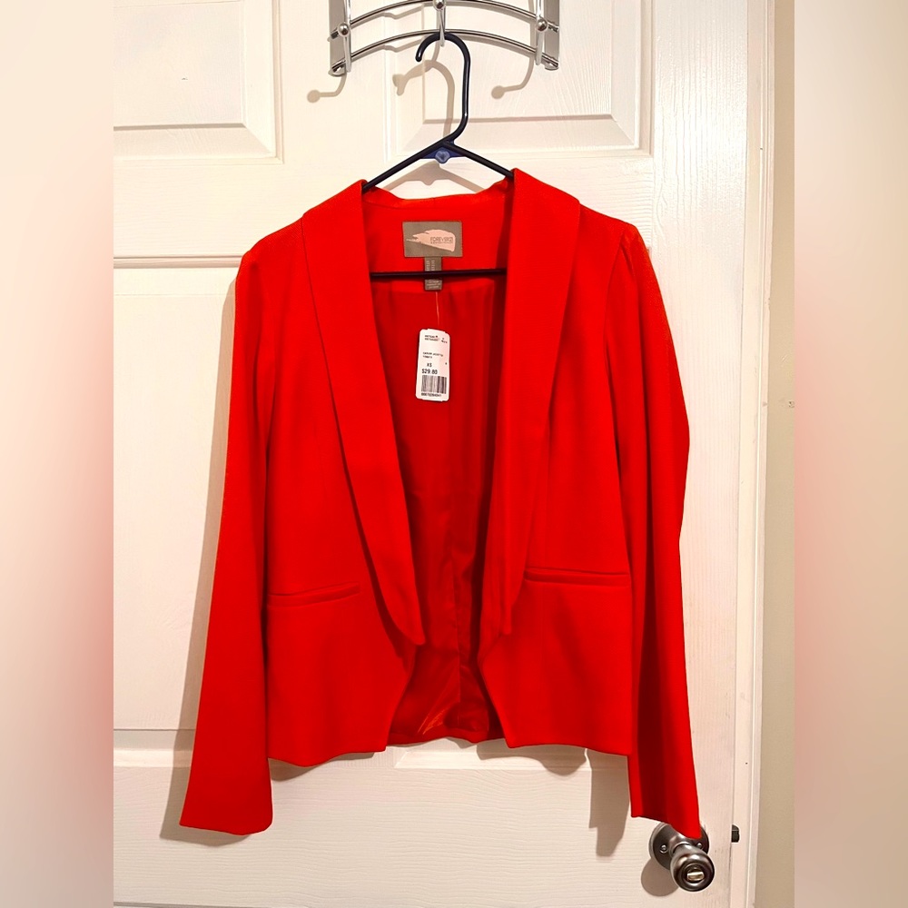 Forever 21 orange blazer size XS still have tag